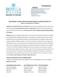 Whitesnake To Rock Seneca Niagara Resort Casino On May