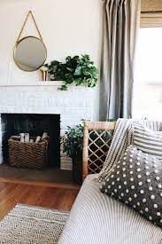 White Painted Fireplace Makeover