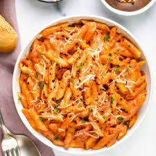 pasta with tomato cream sauce using
