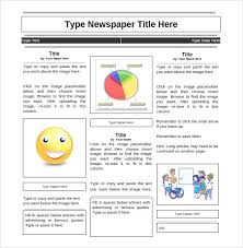 Student Newspaper Template Google Doc Classroom Newsletter