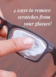 remove scratches from your glasses