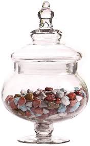 Candy Storage Jar Decorative Glass Jar