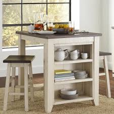 In modern times most people are rushing in the morning, a breakfast bar with bar stools seating is the perfect choice in place of the kitchen table. Urban Loft 3pc Small Kitchen Island Dining Set Peter Andrews