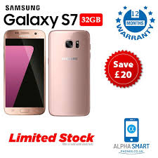 Uk delivery & finance available. Buy Samsung Galaxy S7 32gb Pink Gold Unlocked Refurbished Like New Samsung Samsung Galaxy S7 Galaxy S7