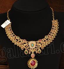 diamond necklace designs in malabar