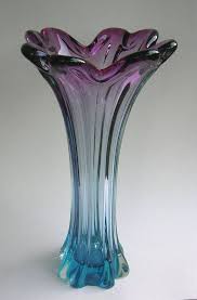 Antique Murano Glass Vase Tall