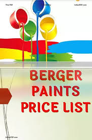 Pdf Berger Paints List