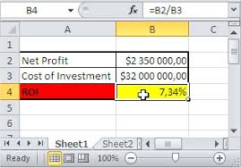 Best Excel Tutorial How To Calculate Roi