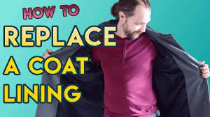 how to add a new lining to your coat