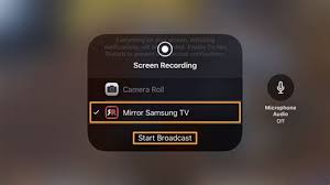 samsung tv screen mirroring ipad but