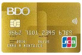 bdo jcb gold credit card review