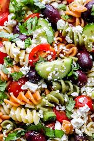 greek pasta salad fresh flavorful