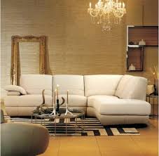 cream leather sectional sofa modern