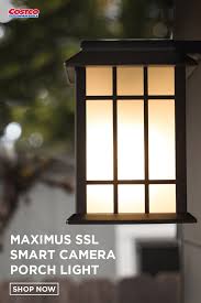 Maximus Ssl Smart Camera Porch Light Craftsman Style In