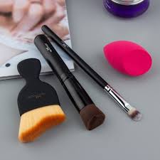 anmor makeup brush set 4 pcs travel