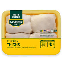 thighs skin up sanderson farms