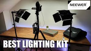 Neewer Bi Color 660 Led Video Light Stand Kit Unboxing And Setup Best Lighting Kit For Youtube Youtube
