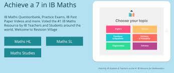 Ib Revision Ib Maths Resources From British International School