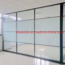 Frosted Glass Office Partition With