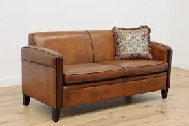 vine dutch sheep skin leather sofa