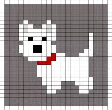 Little Scottie Dog Pattern Chart Great For Making Crochet