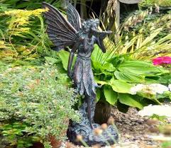 Large Standing Fairy Statue Garden
