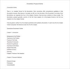 Thesis Proposal Template Thesis Proposal Outline And Structure     