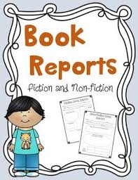 Free Book Report Template   