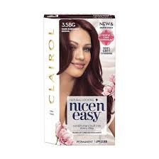 Get the best deals on clairol cream brown hair color products for your home salon or home spa. Clairol Nice N Easy Permanent Hair Dye 3 5bg Dark Burgundy Brown Chemist Extra