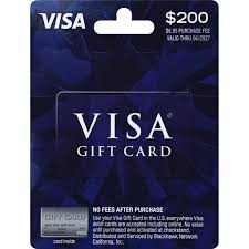 visa gift card 200 gift cards