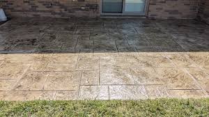 Perfect Stamped Concrete Patio