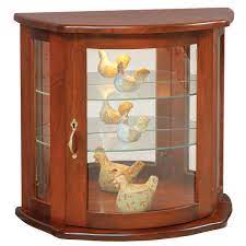 flat wall curio cabinet from