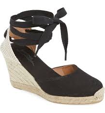 Wedge Lace Up Espadrille Sandal