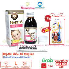 Siro ăn ngon cho bé Hartus Appetite - cho trẻ từ 6 tháng, 1, 2 tuổi giúp  hết biếng ăn, ăn nhanh hơn