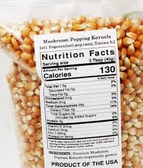 organic mushroom popcorn kernels