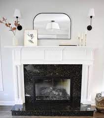 Painting A Granite Fireplace Surround