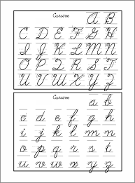 cursive letters 20 free pdf