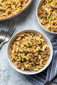 ground beef stroganoff simply whisked