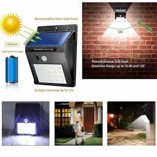 Solar Security 20 Led Night Light For