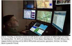 drone pilots or sensor operators