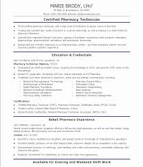 Pharmacy Technician Resume Examples Medical Sample Resumes Resume