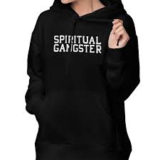 Amazon Com Woman Pullover Hoodie Spiritual Gangster Hooded