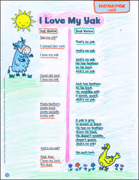 poems songs printable texts