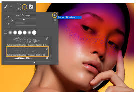 how to face paint in adobe photo