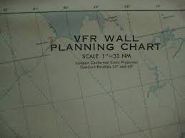Vintage Vfr Wall Planning Aeronautical Chart East 70th Ed June 9 1983 Ebay