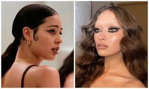 double winged eyeliner is the latest