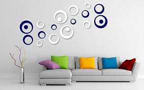 3d Decorative Wall Stickers Blue And