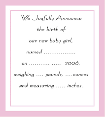 Printable Birth Announcements Free Baby Shower Invites Ideas
