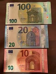 Who makes your england euros squad? 10 20 100 Euro Banknotes 130 Euros Total 3 Cir Notes Euro Banknote H Ebay