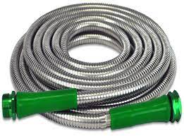 metal garden hose kink free 25